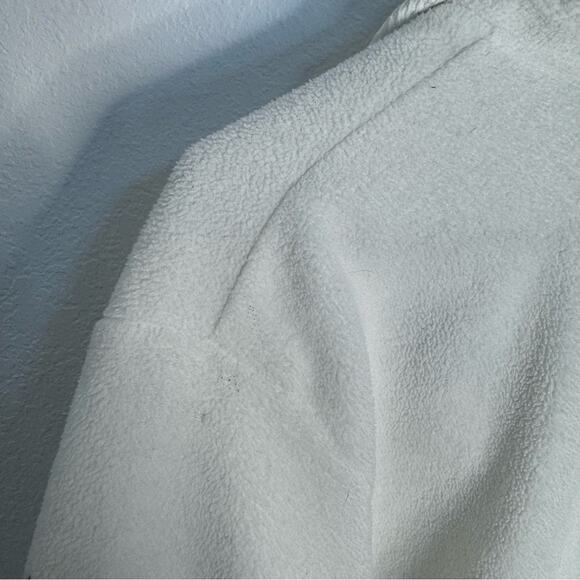 Vintage Holiday Lodge Fleece Jacket Pinecone Embroidered Winter Cardigan Large - Picture 7 of 8